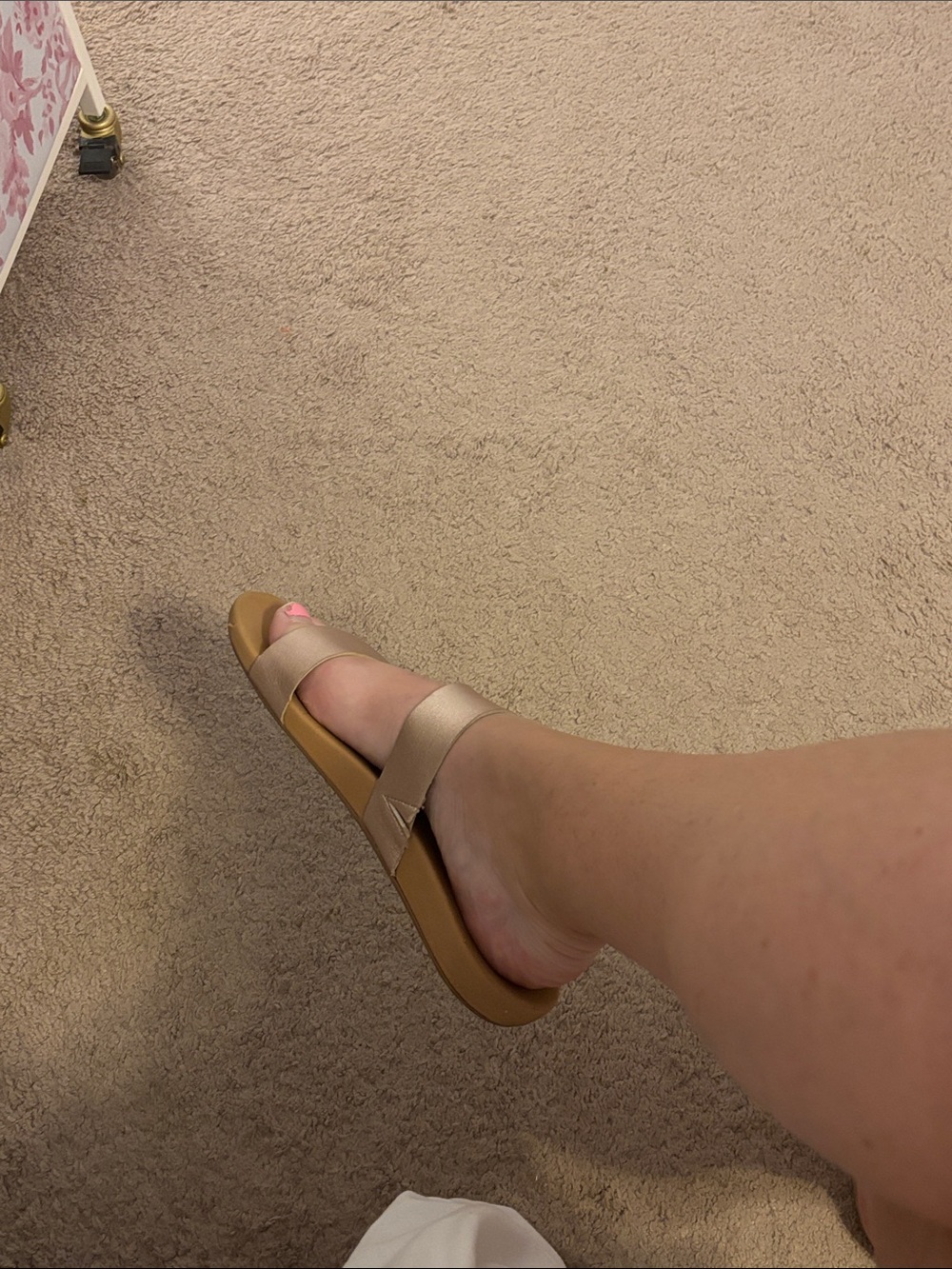 Shade & Shore rose gold sandals - Picture 2 of 7